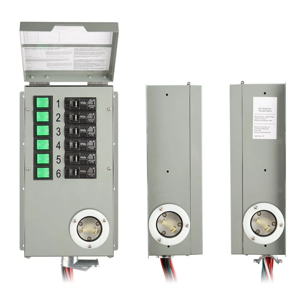 Perfect Power Flex 120V 6-Circuit Non-Automatic Transfer Switch image 10