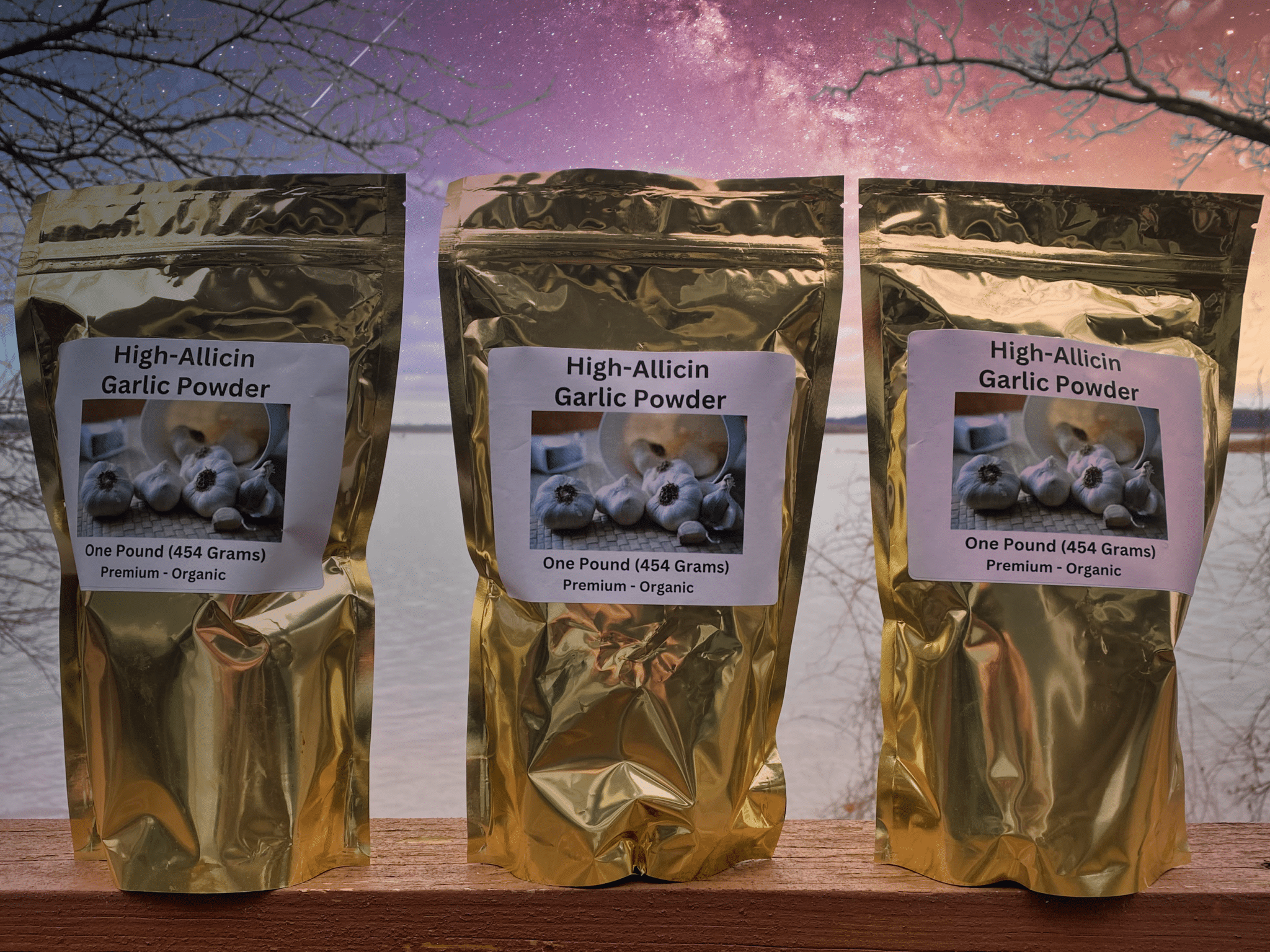 High-Allicin Garlic Powder - 3 lbs image 0