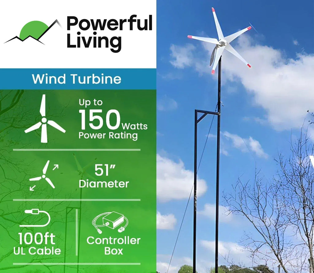 Perfect Power Flex 3600 150W Wind Turbine image 1